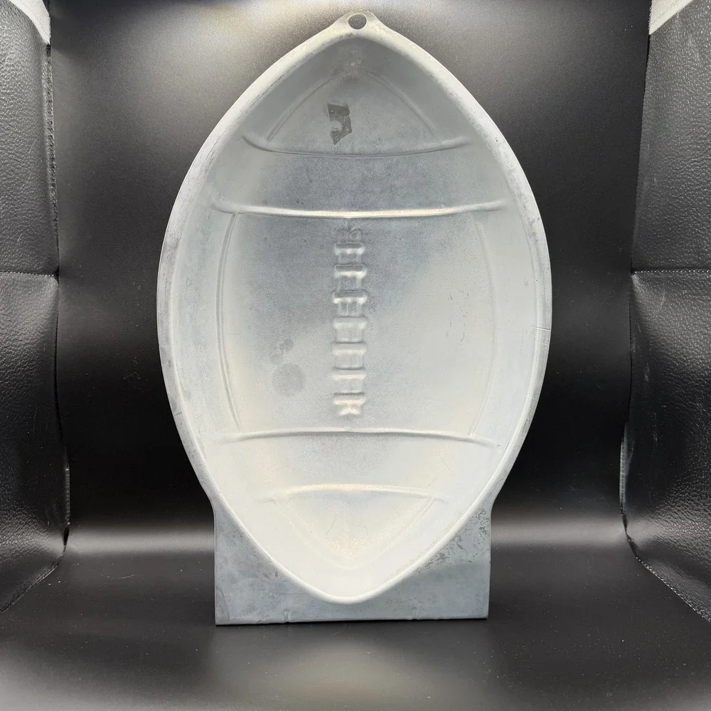 Wilton Vintage 1990 Aluminum Football Cake Pan Mold #2105-6504